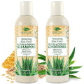 Eczema & Psoriasis Shampoo & Conditioner Set For Men & Women (2 Pack)-Aloe Vera & Manuka Honey for Gentle Itchy, Dry Scalp Treatment-Dandruff, Seborrheic Dermatitis, Sulfate-Free, Hypoallergenic 8oz