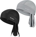 Bandanas Skull Caps for Men, Women Skull Cap Helmet Liner Cycling Hat Durags Motorcycle Bandana Sweat Wicking Do Rag