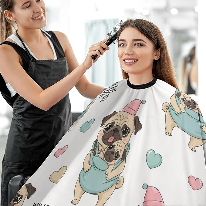 Hairdresser Cape with Neck Clasp for Coloring/Perming/Styling