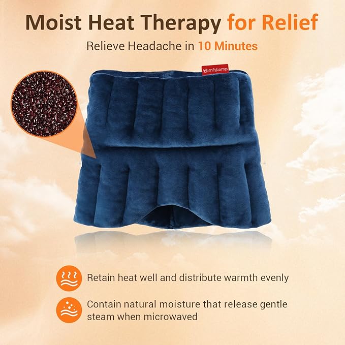 Fsa Eligible Items Only List Hsa Store, Comfytemp Migraine Headache Relief Cap, Microwave Heating Pad Migraine Mask for Sinus Pressure, Tension Headache, Microwavable Warm Compress for Anxiety