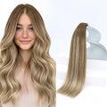 Sunny Hair Tape in Hair Extensions Human Hair, Human Hair Tape in Extensions Light Brown Balayage Blonde Hair Extensions Real Human Hair Tape in 14Inch 50g