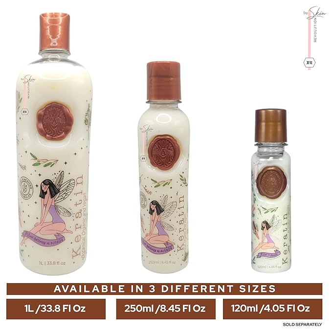 Ritual Botánico Keratina Orgánica | Treatment to Straighten, Repair and Relax Hair | All Natural, Organic & Vegan Ingredients | Product of Colombia | Keratin Small, 120ml/4.05 Fl Oz)