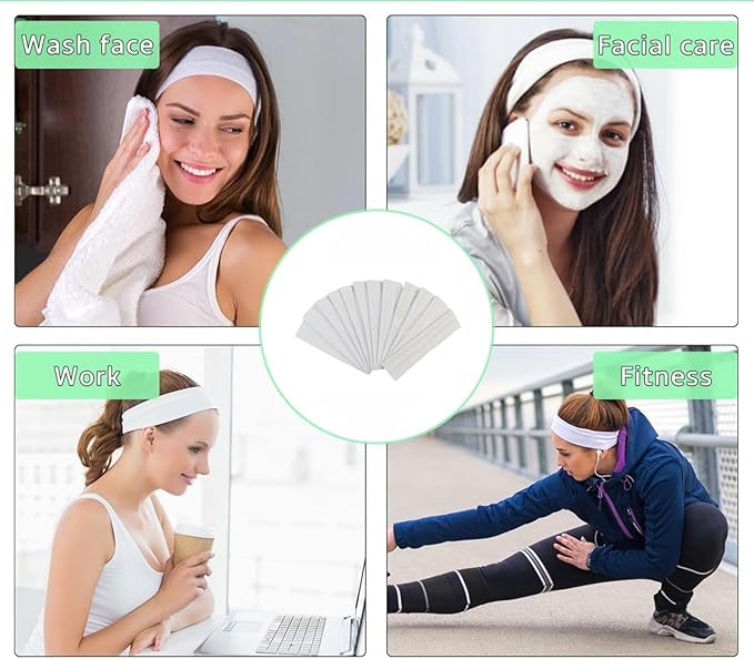 Sports Headbands - Yoga Headbands Hairbands Exercise Bands Soft and Stretchy Elastic