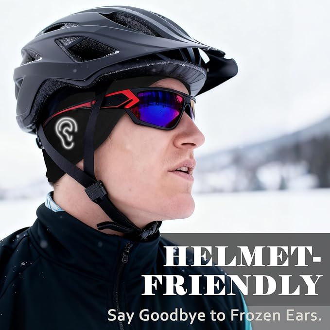beister Ear Warmers for Women and Men, Fleece Winter Running Headbands with Ear Muffs, Windproof Thermal for Outdoor Sports