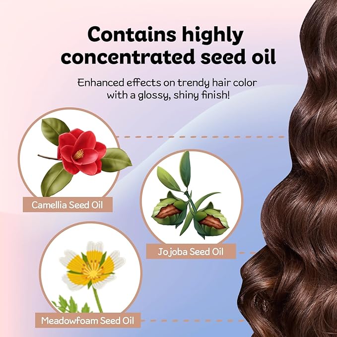 eZn Pudding Hair Dye Ammonia Free Semi-Permanent Self Hair Dye DIY Kit included contain Keratin Made in Korea Beauty (Ash Purple Gray)