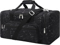 Gym Bag 22 inch Sport Duffle Bag for Men - 55L Weekender Duffel Bag for Travel 22“×12”×13“ - Marble Black