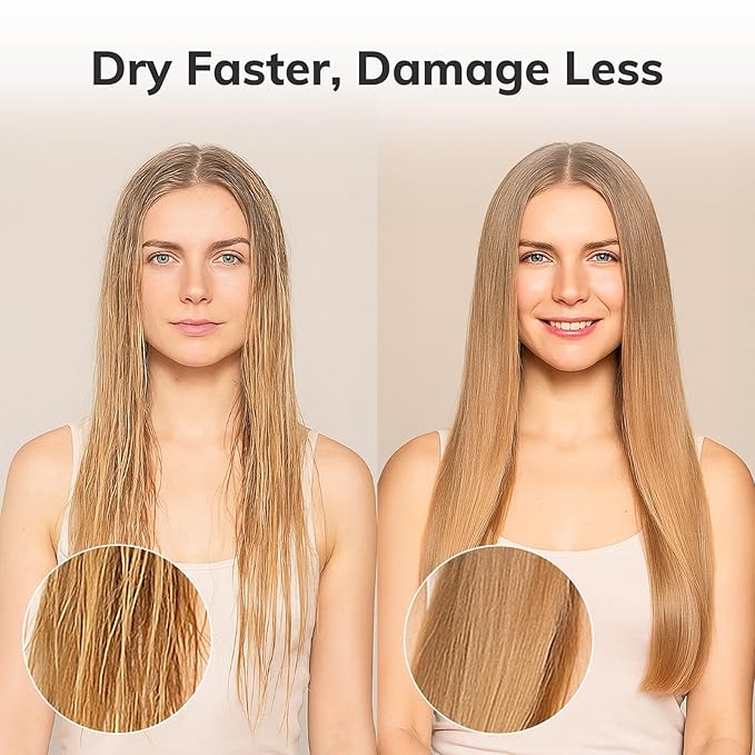 Sndyi Nano Thermal Ceramic & Ionic Tech Round Hair Brush with Boar Bristles, Professional Barrel Brush for Styling, Curling and Straightening, 2 Pack