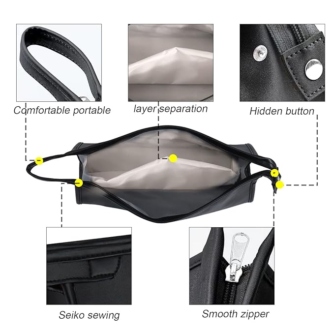 Travel Case for Dyson Airwrap Styler/Shark Flexstyle, Portable Carrying Case for Dyson Supersonic Hair Dryer, Waterproof Anti-scratch Dustproof Shockproof Protection Organizer Travel Storage
