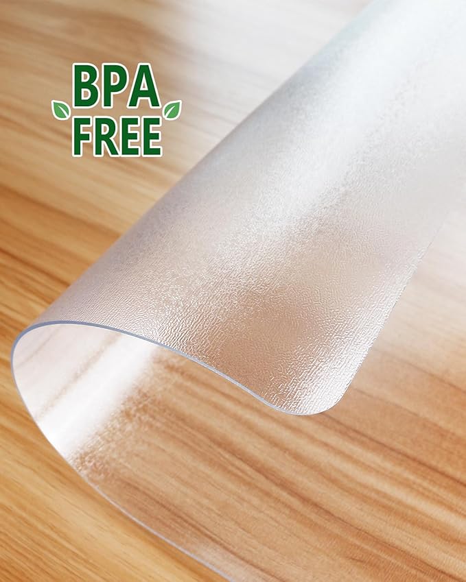 Clear Frosted Floor Mat, PVC Durable Anti-Scratch Floor Mat (20"x 28")