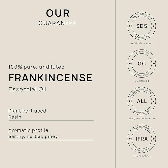 VINEVIDA Frankincense Essential Oil - 32 oz - Undiluted - DIY Candle Scents - Bulk for Soap Making