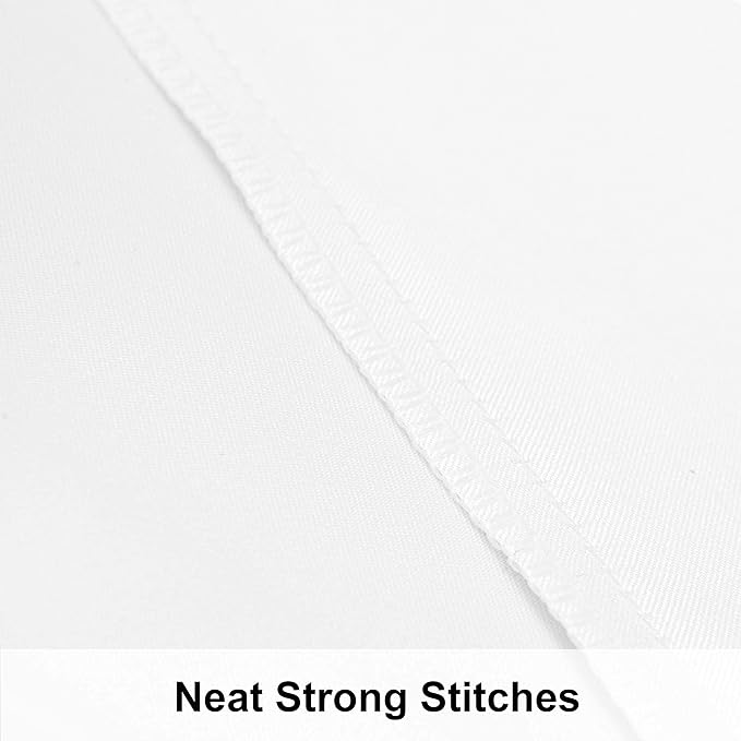 NTBAY 2 Pack Satin Queen Pillowcases for Hair and Skin, Luxurious and Silky Pillow Cases with Envelope Closure, 20x30 Inches, White