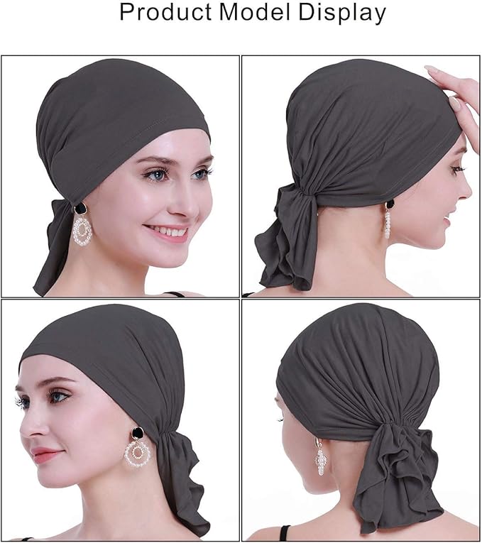 osvyo Chemo Headscarf for Women Hair Loss - Cancer Slip On Headwear Turbans Sealed Packaging