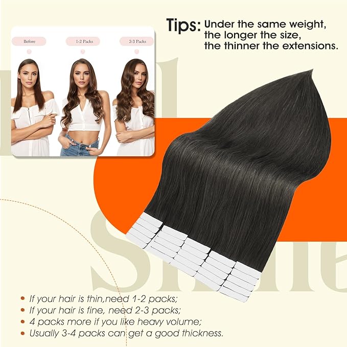 Full Shine Brown Tape in Human Hair Color 1C Mocha Brown Tape in Hair Extensions 22Inch Long Straight Skin Weft 50G Seamless Skin Weft 20Pcs Remy Extension Natural Brazilian