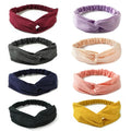 Elastic Knotted Headbands for Women Cloth Head Hair Bands for Women's Hair Non Slip Boho Wrap Twisted Hair Accessories
