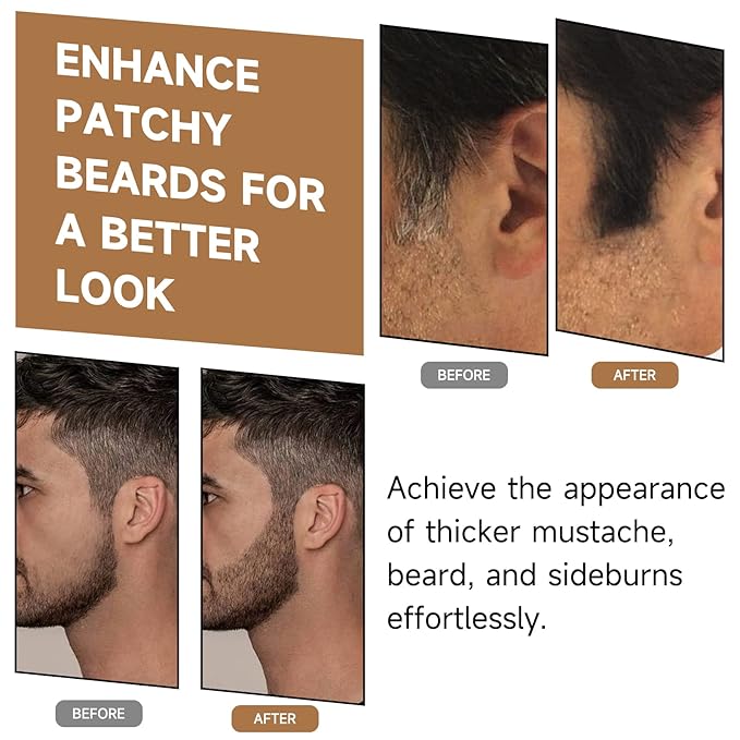 2 Pack Root Touch Up Shadow Powder, Gray Hair Cover Up, Women Color Root Coverage Powder for Thinning Grey Hairline, Men Instantly Concealer Hair Loss Beard Line Eyebrow, Red Brown