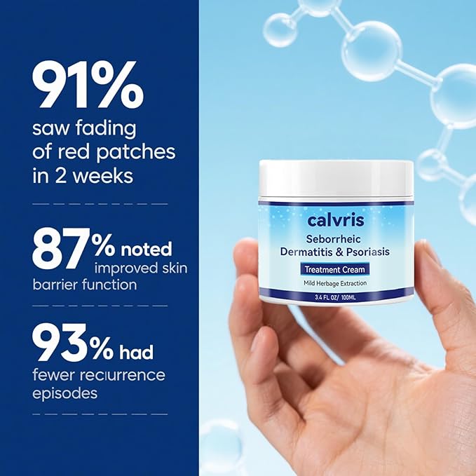 Scalp Comfort Balm - Steroid-Free Botanical Formula for Dry, Itchy Scalp & Skin, 3.4 Fl Oz | Natural Soothing Relief with Cooling Sensation