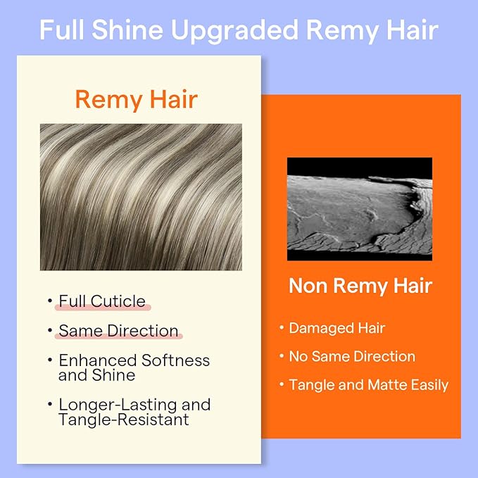 Full Shine Clip in Real Hair Extensions Balayage for Short Thin Hair 12 Inch Ash Brown Balayage Hair Extensions Clip in Extensions for White Women 7 Pcs 95 G