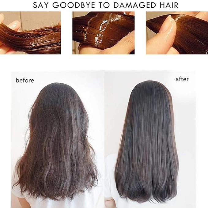 Collagen Hair Treatment Deep Repair Conditioner Argan Oil Keratin Hair Treatment For Dry Damaged Curly Bleached & All Hair Types. 16.9 Oz 500ml