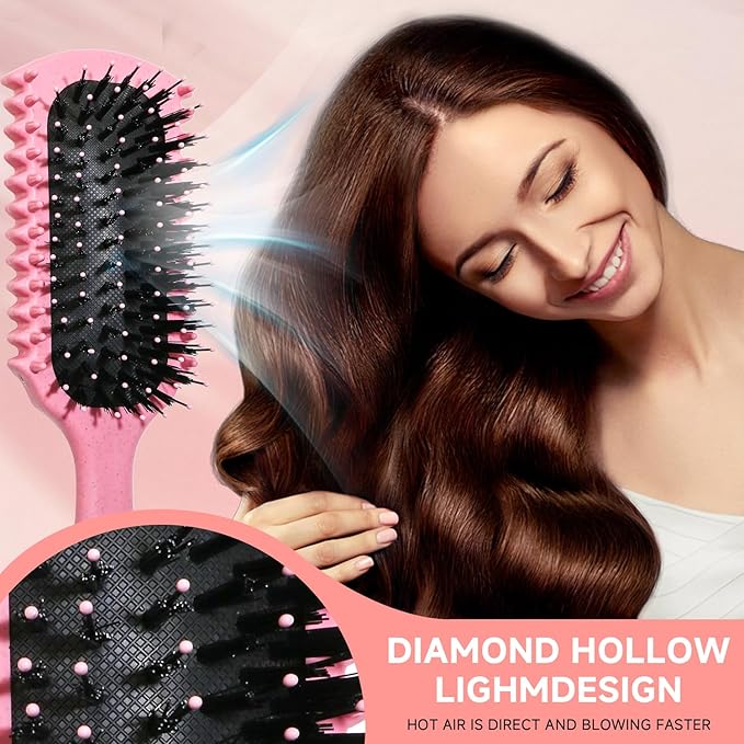 Curl Defining Brush, Curly Hair Brush Products With 3 Pcs Slick Back Hair Brush Set Bristle Brush Edge Control Teasing Comb for women (Beige)