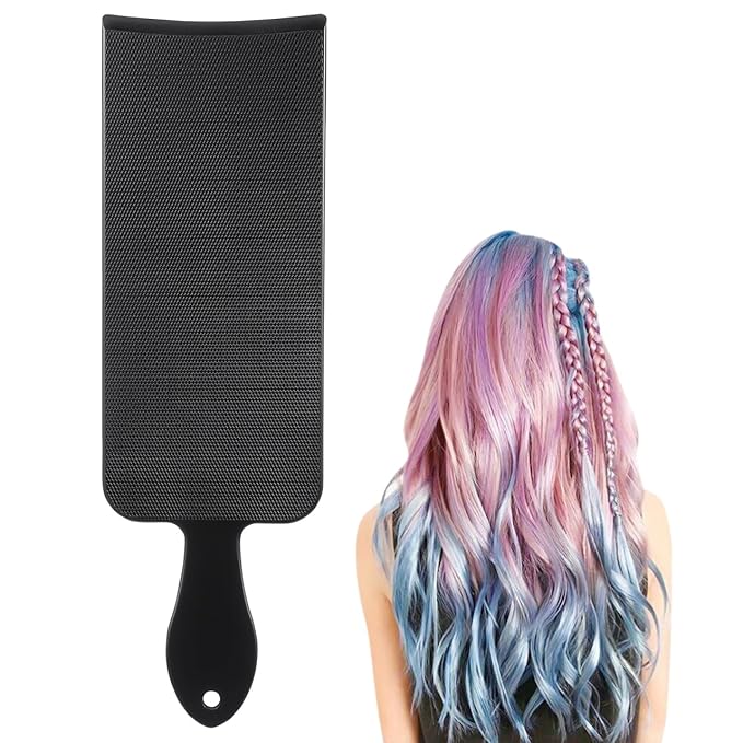 1pc Balayage Highlighting Board: Hair Coloring Paddle Hairstylist Dye Tinting Applicator without Teeth - Chemistry Application Highlighter Cosmetology Supplies for Barber Salon, 13.66 Inch