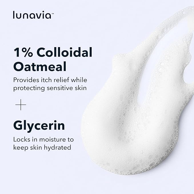 Eczema Relief Foam, Soothing Skin Protectant with 1% Colloidal Oatmeal, Gentle Itch & Rash Relief, Fast-Absorbing Non-Greasy Formula for Sensitive Skin, 100ml