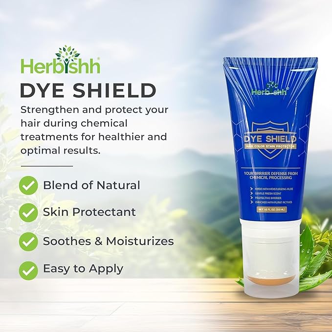 Herbishh Chestnut Brown 3 in 1 Hair Dye Shampoo 400 ML PPD Free + Hair Color Stain Protector – Dye Shield or Defender for Skin