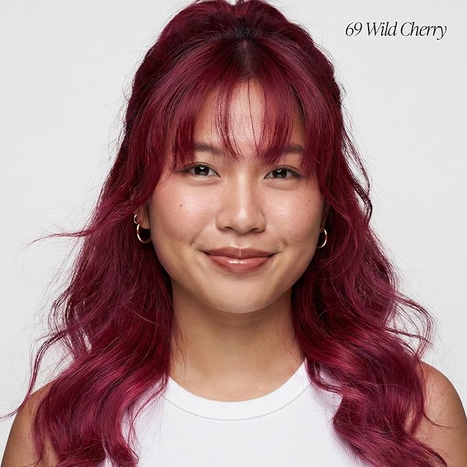 Adore Semi Permanent Hair Color (069 Wild Cherry) | Vegan & Cruelty-Free Red Hair Dye | No Ammonia, No Peroxide, No Alcohol | 4 Fl Oz (Pack of 1)