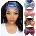DRESHOW 4 Pack Turban Headbands for Women Wide Vintage Head Wraps Knotted Cute Hair Band Accessories