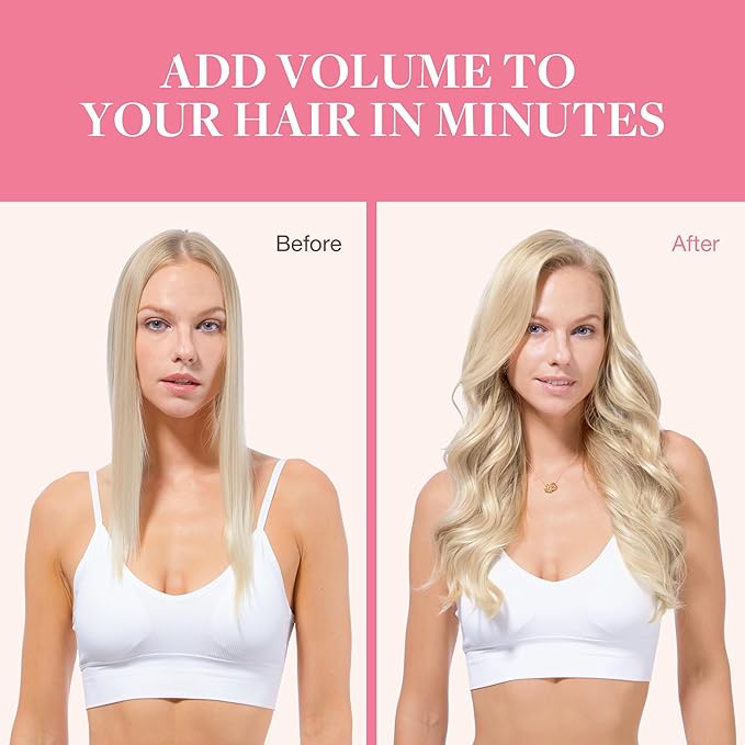 GOO GOO Clip in Hair Extensions Real Human Hair, Remy Human Hair Extensions Clip ins for Women, Natural Human Hair, 20inch 150g 7Pcs, 17/22/60 Balayage Ash Blonde and Platinum Blonde