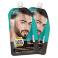 Edbe Hair Color Easy Comb Oriental Black (2 Pack) - Grey Hair Mustache and Beard Coloring for Men with One Application Kit…