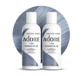 Adore Semi Permanent Hair Color (198 Powder Blue) | Vegan & Cruelty-Free Blue Hair Dye | No Ammonia, No Peroxide, No Alcohol | 4 Fl Oz Each (Pack of 2)