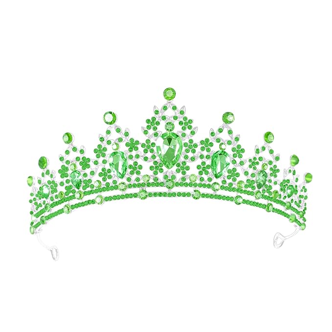 Princess Tiara and Crown for Women Wedding Tiaras for Bridal Tiaras and Crystal Crowns Rhinestone Headband Metal Hair Accessories for Costume Birthday Party Prom Gifts