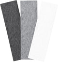 3PCS Headbands for Women Non Slip Elastic Sweat Hairbands Fashion Sports Hair Bands Soft Cloth Fabric Stretchy Headband for Workout Yoga Running