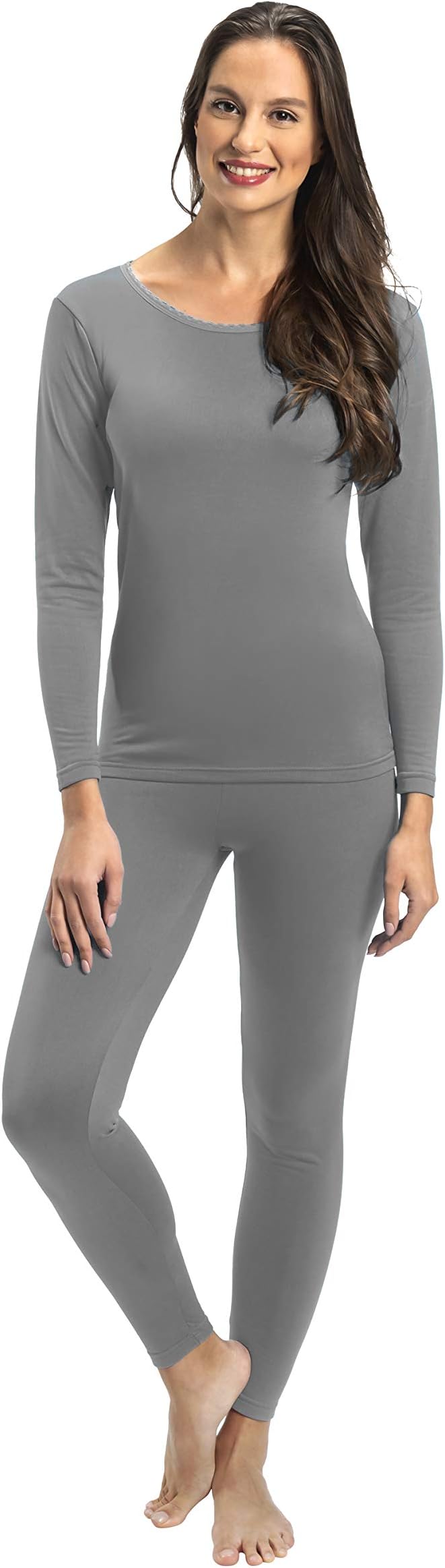 Rocky Thermal Underwear Women Long Johns Womens Thermals Top Bottom Set Fleece Lined Under Wear Clothes Base Layer Thermals