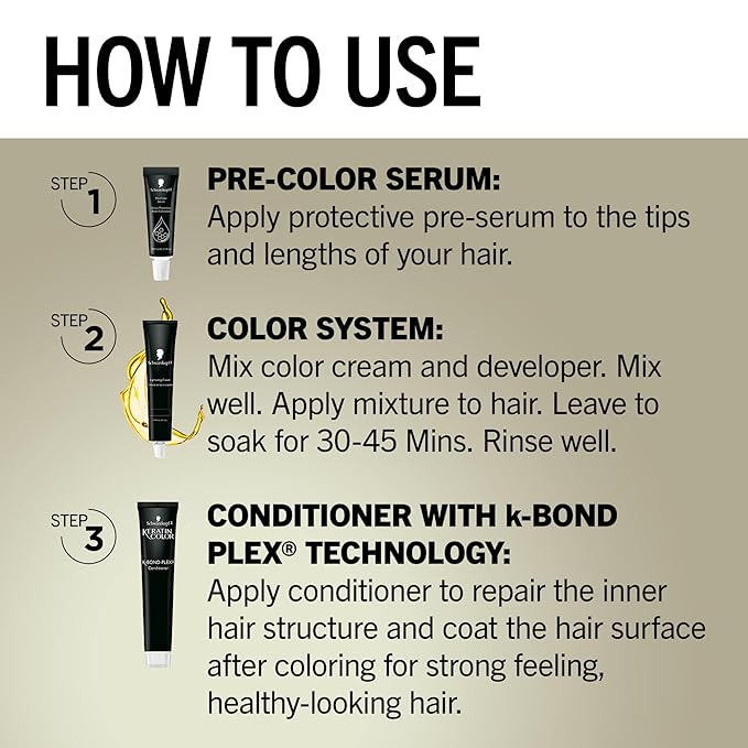 Schwarzkopf Keratin Blonde Hair Dye, 11.7 High Lift Apricot Blonde, Professional Quality Permanent Hair Color, Bond Enforcing System, Pre-Color Serum & Conditioner Included