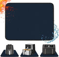 Heat Resistant Mat for Air Fryer, 16 x 24in Heat Resistant Mat for Countertop, Fireproof Silicone Countertop Protector Appliance Slider for Air Fryer, Coffee Maker, Toaster, Oven - Blue