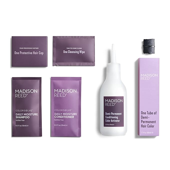 Madison Reed colorwonder Demi-Permanent Hair Color, Effortless At-Home Hair Dye, Ammonia-Free, Cruelty-Free, CherryBomb (6R Medium Ruby Red), Pack of 2