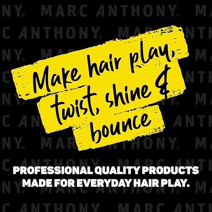 Marc Anthony Curl Defining Hair Styling Lotion for Curly Hair, Strictly Curls - Long Lasting Moisturizing Lightweight Gel for Maximum Curl Definition, Bounce & Shine - Styling Product Reduces Frizz