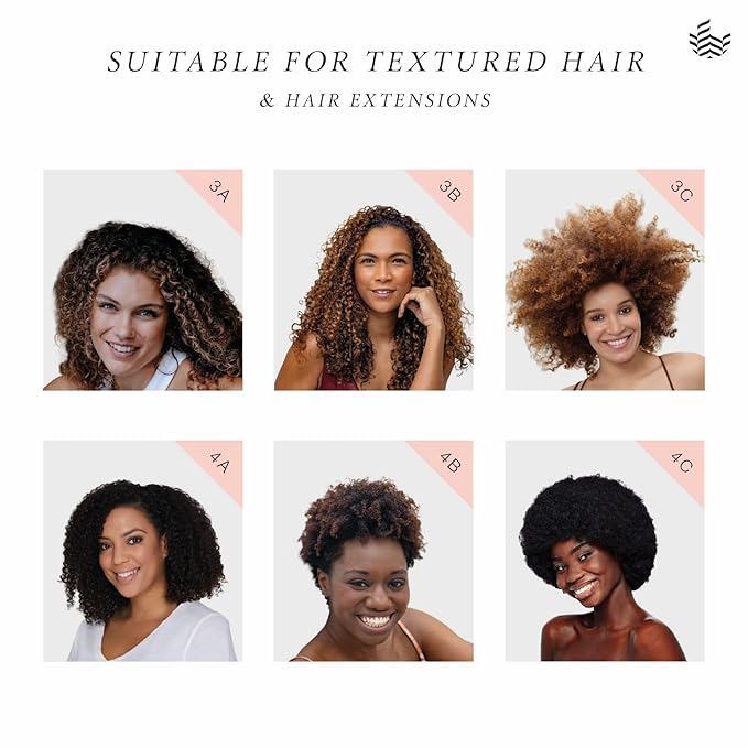Manta Curls Anti-Breakage Hairbrush – Detangling Brush for Curly & Afro Hair, Gentle Wet & Dry Hairbrush for Women, Soft Teal