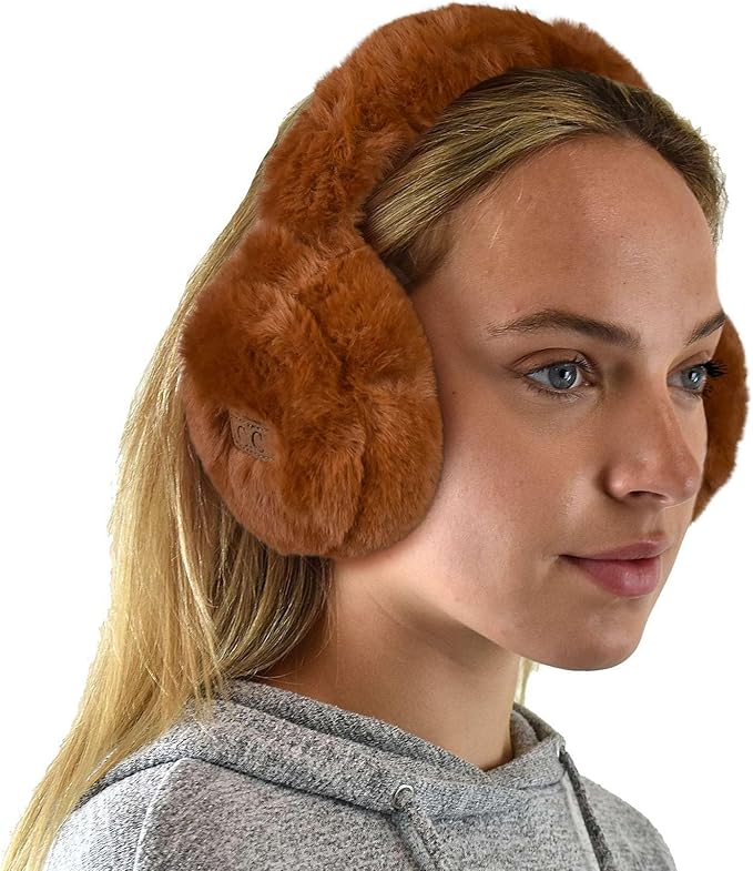 C.C Soft Winter Warm Adjustable Headband Ear Warmer Earmuffs