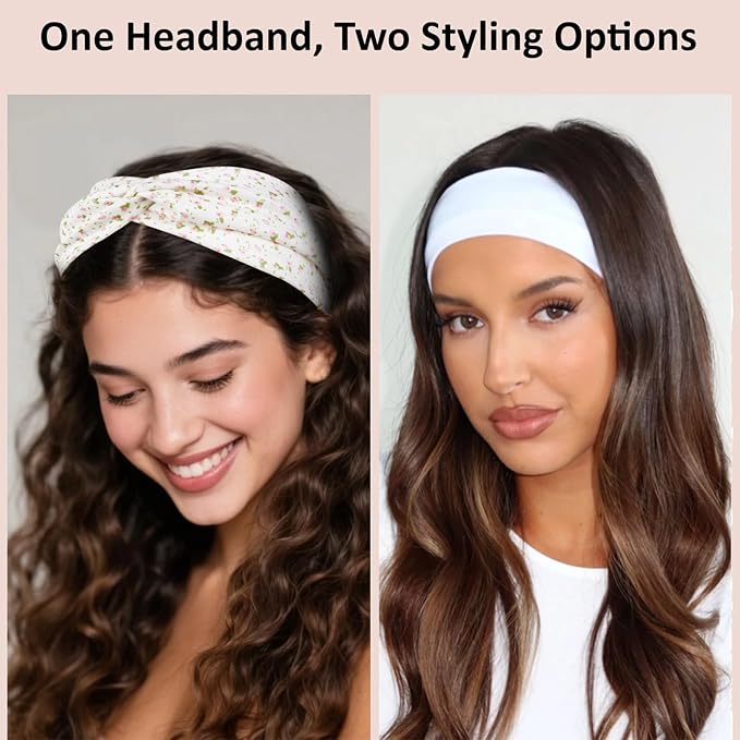 TERSE Valentine Headbands for Women Non Slip: Valentine's Day Accessories Gifts for Her Valentine Outfits Twist Head Bands for Women's Hair Trendy Cute Hair Bands