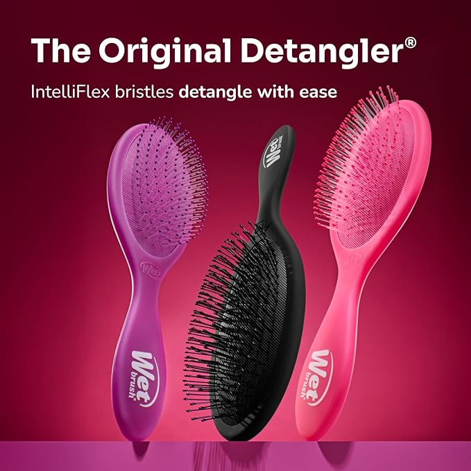 Wet Brush Original Detangler Hair Brush, Elemental Blue, Ultra-Soft IntelliFlex Bristles, Detangling Bristles Glide Through Tangles (Wet Dry & Damaged Hair), Women & Men