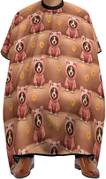 Adjustable Hairdresser Cape, Haircut Hairdressing Cloth Apron Cute Chihuahua Puppy Dog Pink Shampoo Cutting Household Capes Wrap for Hair Cutting
