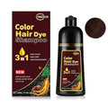 Dark Chocolate Hair Dye Shampoo 3 in 1 for Gray Hair, Herbal Hair Color Shampoo for Men and Women 500ml- 100% Gray Coverage, Dark Chocolate Brown Hair Dye for Dark hair Colors in Minutes