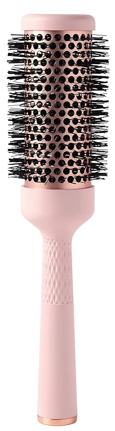 Magic Curling Round Brush(1.7 Inch), Non-electronic, Self-Standing Round Quick Styling Brush, Great Blowout, Ceramic Coated/Ionic Thermal Barrel, Blowout Volume, Wave Styler