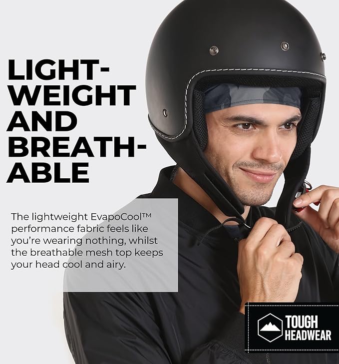 Cooling Helmet Liners - Do Rag Skull Caps for Men - Cooling Head Wraps, Hard Hat Liner - Motorcycle Pirate Bandana