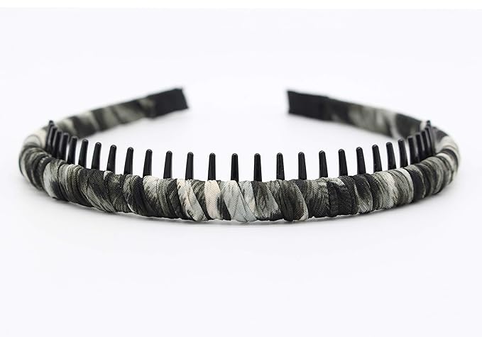 Fashion Comfy Headbands - Short Hair Bands (Teeth Comb,Hoop) - Not Easy To Break (4 Colors)