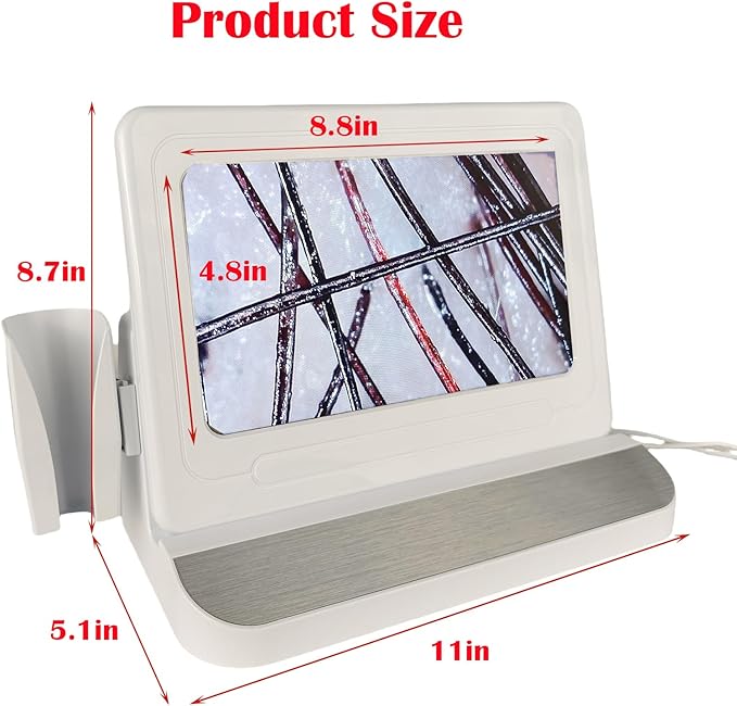 Professional Scalp Camera with 11-Inch HD Screen - High-Definition Hair & Scalp Analysis Device for Salons and Spas, Easy to Use, Ideal for Scalp Care & Client Consultations