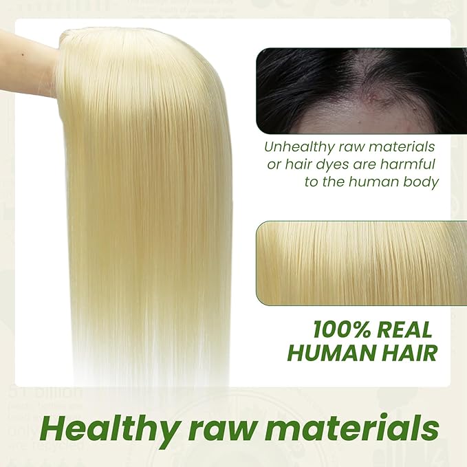 HAIR Toppers for Women Real Human Hair, Toppers Pieces for Women with Thinning Crown 6x7 inch 150 Density 55 grams 12 inch blonde Color All Real Human Hair(#60 12inch)