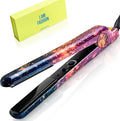 PYT Unicorn Pro Hair Straightener - Ceramic Flat Iron for Professional Styling. 150 W Power Output, Adjustable Temperature Suitable for All Hair Types. Straighten, Curl or Wave (Galaxy)